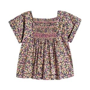BONPOINT TODDLER GIRL FLORAL COTTON TOP NWOT
